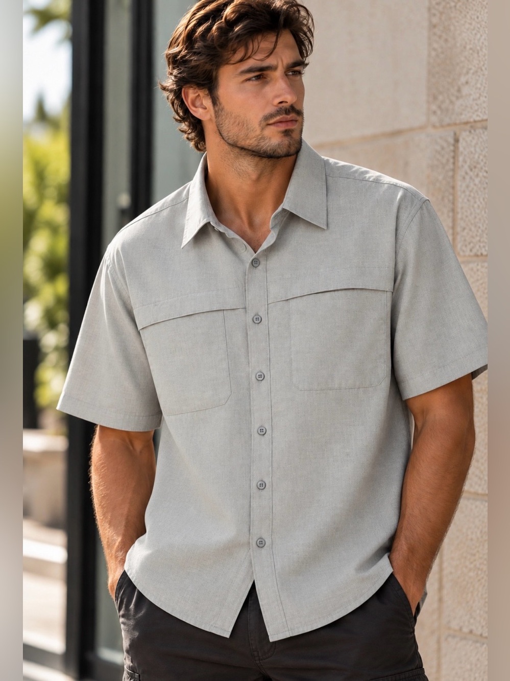 Wrangler Men’s Performance Outdoor Short Sleeve Shirt